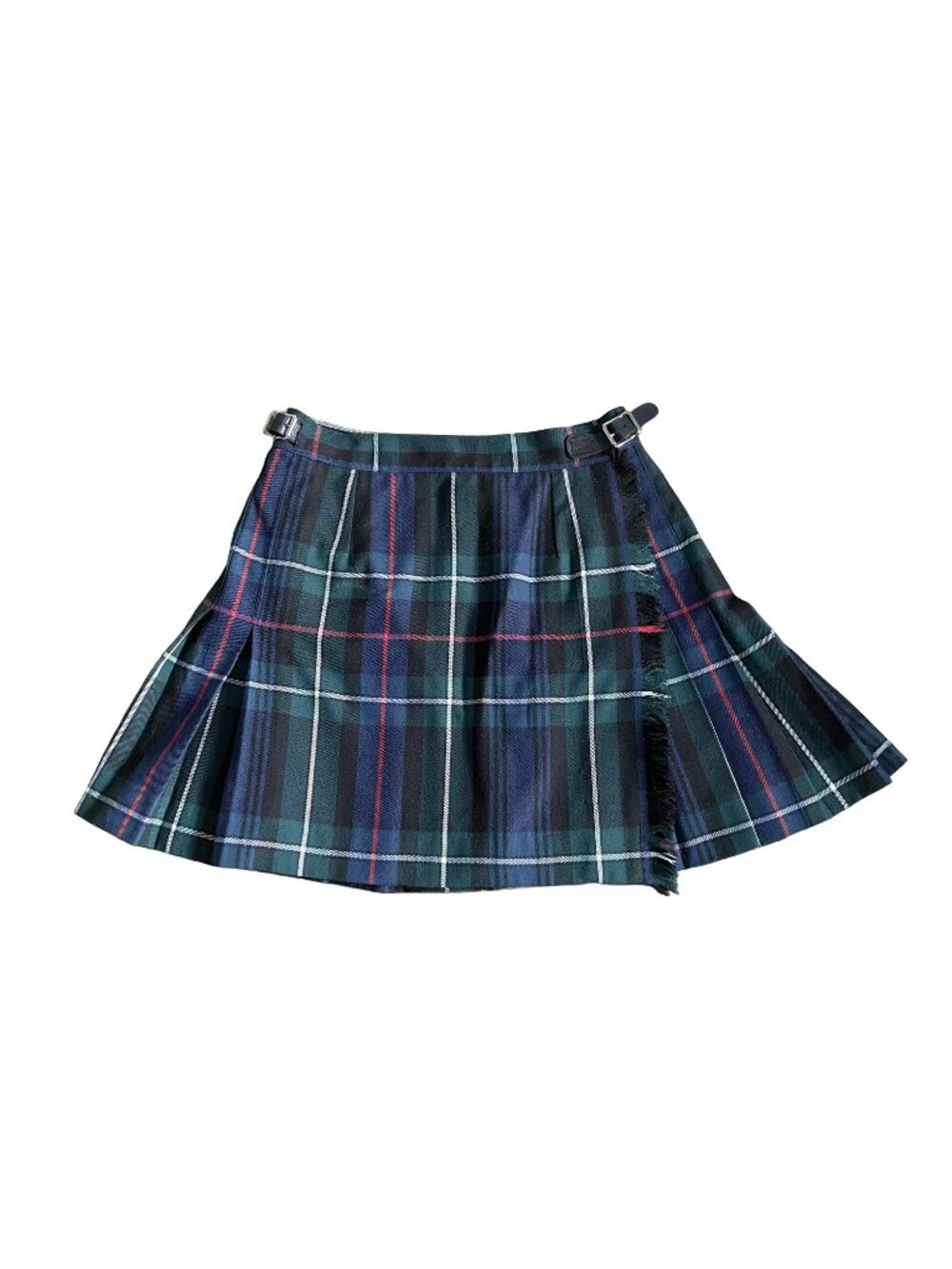 Vintage McCarthy Plaid Pleated School Uniform Skirt 26 Waist Preppy 90s Canada